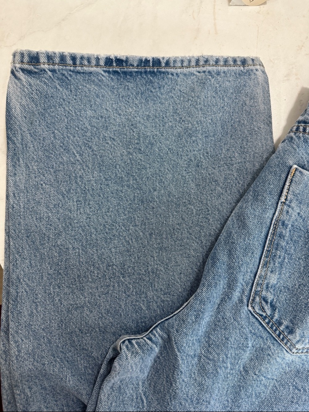 NEW ZARA BAGGY WIDE LEG JEANS - Picture 15 of 15